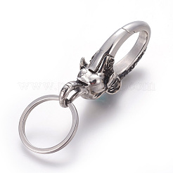 304 Stainless Steel Split Key Rings&nbsp;STAS-E452-58A-AS