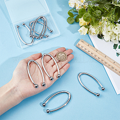 8Pcs U Shape Alloy Bikini Clips Buckles&nbsp;FIND-GF0009-42P