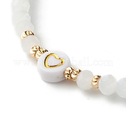 Glass Beads Stretch Bracelets Sets&nbsp;BJEW-JB06575-02