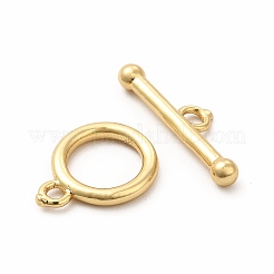 Rack Plating Eco-Friendly Brass Toggle Clasps&nbsp;KK-K165-36