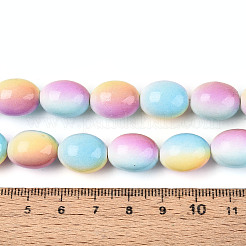 Spray Painted Synthetic Turquoise Beads Strands&nbsp;TURQ-T004-15C