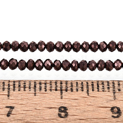 Electroplate Glass Beads Strands&nbsp;EGLA-F149-FP-08