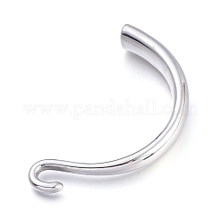 Non-Tarnish 304 Stainless Steel Hook Clasps&nbsp;STAS-M274-125P