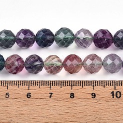 Natural Rainbow Fluorite Beads Strands&nbsp;G-S345-10mm-29