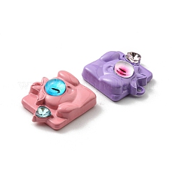 Spray Painted Alloy Pendants&nbsp;PALLOY-K010-24
