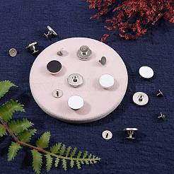 15 Sets 3 Styles Zinc Alloy Scalable & Removable Jean Button&nbsp;FIND-SZ0001-57