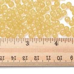 Luminous Glow in the Dark Transparent Glass Round Beads&nbsp;GLAA-F124-B05