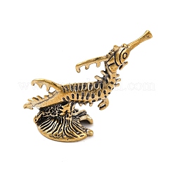 Brass  Seahorse Statue Sculpture&nbsp;KK-D370-03AG