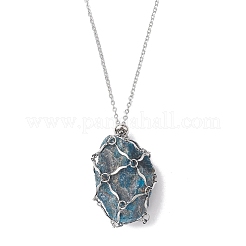 Non-Tarnish Stainless Steel Macrame Pouch Empty Stone Holder for Necklace Makings&nbsp;NJEW-JN04825-02
