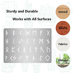 Viking Sign Stainless Steel Metal Cutting Dies Stencils&nbsp;DIY-WH0289-093
