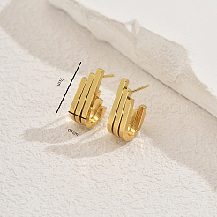 Geometric Stainless Steel Stud Earrings for Women&nbsp;SE9188