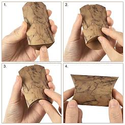 30Pcs 6 Styles Printed Paper Pillow Gift Boxes&nbsp;CON-FS0001-20