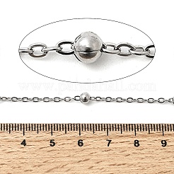 304 Stainless Steel Cable Chains&nbsp;CHS-L033-01P-03