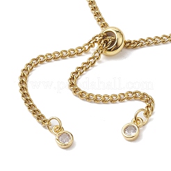 Adjustable 304 Stainless Steel Curb Chains Bracelet Making&nbsp;AJEW-JB01213-02
