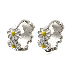 304 Stainless Steel Hoop Earrings for Women&nbsp;EJEW-C096-46P