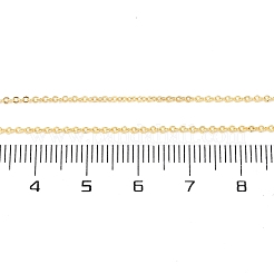 Brass Rolo Chains Necklaces for Women&nbsp;NJEW-D302-43G
