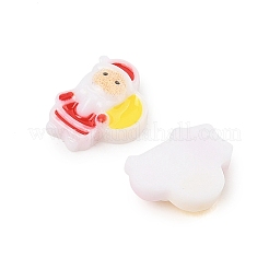 Christmas Theme Luminous Resin Cabochons&nbsp;RESI-U003-02C
