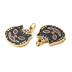 Halloween Ion Plating(IP) 304 Stainless Steel Charms&nbsp;STAS-D066-08G