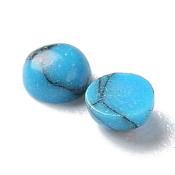 Synthetic Blue Turquoise Cabochons&nbsp;G-F528-31-2mm