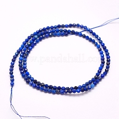 Natural Lapis Lazuli Beads Strands&nbsp;G-D165-A-3mm
