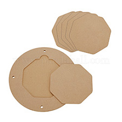 Medium Density Fiberboard (MDF) Portable Clay Wedging Board with Built&nbsp;AJEW-WH0270-255