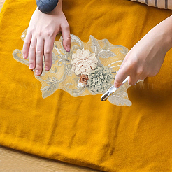 Polyester Computerized Embroidery Cloth Iron on/Sew on Patches&nbsp;DIY-WH20011-81B