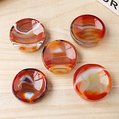 Natural Red Agate Demagnetizing Bowl Display Decorations&nbsp;PW-WG14B5A-01