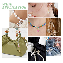 30Pcs 2 Colors Glass Pendants&nbsp;PALLOY-PH01718