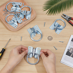 6 Bags Iron Decorative Rope Supports Holder&nbsp;FIND-BC0019-71