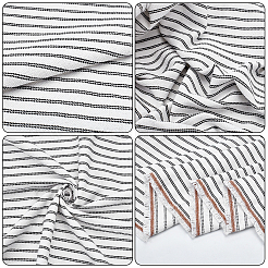 Stripe Polyester Fabric&nbsp;DIY-WH0816-131A