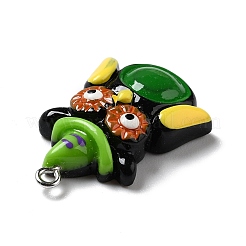 Halloween Opaque Resin Pendants&nbsp;RESI-B011-01