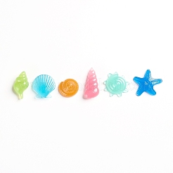 Luminous Resin Beads & Cabochons&nbsp;RESI-WH0008-29