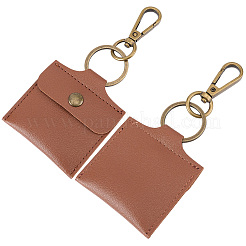 2Pcs PU Leather Finger Ring Storage Bags Pendant Decorations&nbsp;KEYC-CL0001-58A