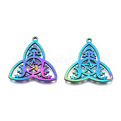 Ion Plating(IP) 201 Stainless Steel Pendants&nbsp;STAS-N098-046M