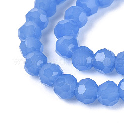 Faceted(32 Facets) Glass Beads Strands&nbsp;EGLA-J042-36A-02