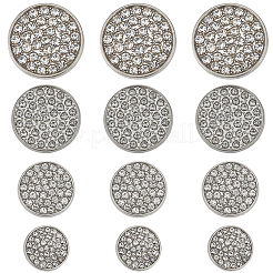 20Pcs 4 Styles Alloy Shank Buttons&nbsp;FIND-CY0001-61