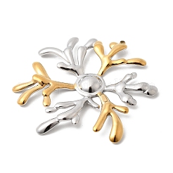 Two Tone 304 Stainless Steel Big Pendants&nbsp;STAS-B120-01GP-01