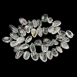 Natural Green Lodolite Quartz Beads Strands&nbsp;G-P604-A20-01