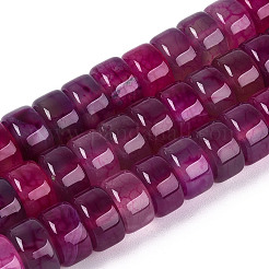 Dyed Natural Agate Beads Strands&nbsp;G-T143-17M
