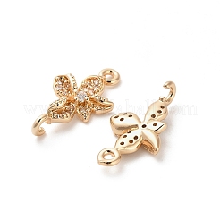Glass Connector Charms&nbsp;KK-M314-22KCG