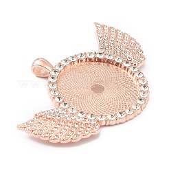 Alloy Pendant Cabochon Setting&nbsp;ALRI-XCP0001-09