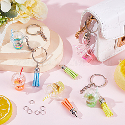 DIY Fruit Juice Keychain Making Kit&nbsp;DIY-SC0023-43