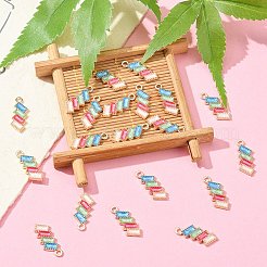 Alloy Enamel Pendants&nbsp;ENAM-YW0002-17