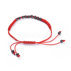 Adjustable Nylon Cord Braided Bead Bracelets&nbsp;BJEW-JB04426-01