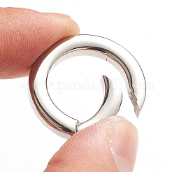 Non-Tarnish 304 Stainless Steel Spring Gate Rings&nbsp;X-STAS-I133-14C