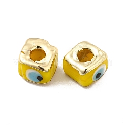 Brass Enamel Beads&nbsp;KK-F842-01F