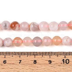 Natural Cherry Blossom Agate Beads Strands&nbsp;G-K310-C07-6mm