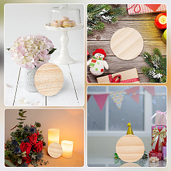 15Pcs 3 Style Wooden Cup Mats&nbsp;AJEW-CN0002-09