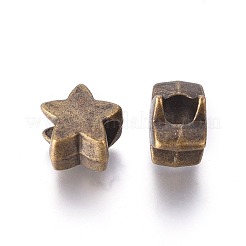 Tibetan Style European Beads&nbsp;X-MPDL-Q194-AB-FF
