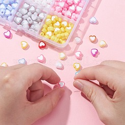 420Pcs 12 Colors Transparent Acrylic Beads&nbsp;TACR-CJ0001-64
